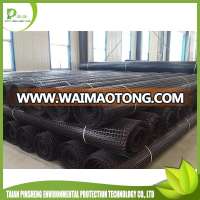 2017 hot style polypropylene biaxial plastic geogrid